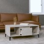 Mesa de centro madera contrachapada gris hormigón 90x50x36,5 cm de vidaXL, Mesas de centro - Ref: Foro24-821072, Precio: 69,7...