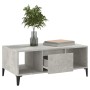 Mesa de centro madera contrachapada gris hormigón 90x50x36,5 cm de vidaXL, Mesas de centro - Ref: Foro24-821072, Precio: 69,7...