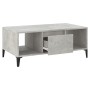 Mesa de centro madera contrachapada gris hormigón 90x50x36,5 cm de vidaXL, Mesas de centro - Ref: Foro24-821072, Precio: 69,7...
