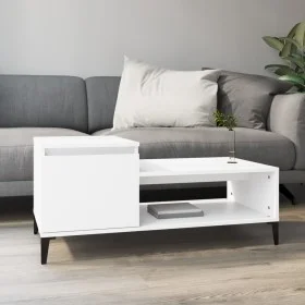 Couchtisch aus weißem Sperrholz, 100 x 50 x 45 cm von vidaXL, Couchtisch - Ref: Foro24-821132, Preis: 50,26 €, Rabatt: %