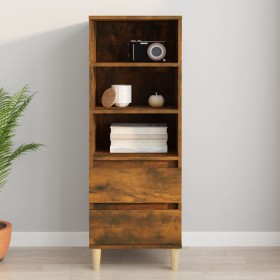 Aparador alto madera contrachapada roble ahumado 40x36x110 cm de vidaXL, Aparadores - Ref: Foro24-821241, Precio: 54,75 €, De...