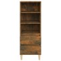 Aparador alto madera contrachapada roble ahumado 40x36x110 cm de vidaXL, Aparadores - Ref: Foro24-821241, Precio: 54,75 €, De...