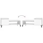 Mesa de centro madera contrachapada blanco 100x50x45 cm de vidaXL, Mesas de centro - Ref: Foro24-821132, Precio: 50,26 €, Des...