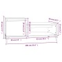 Mesa de centro madera contrachapada blanco 100x50x45 cm de vidaXL, Mesas de centro - Ref: Foro24-821132, Precio: 50,70 €, Des...