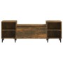 Mueble para TV madera contrachapada roble ahumado 160x35x55 cm de vidaXL, Muebles TV - Ref: Foro24-821201, Precio: 92,35 €, D...