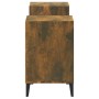 Mueble para TV madera contrachapada roble ahumado 160x35x55 cm de vidaXL, Muebles TV - Ref: Foro24-821201, Precio: 92,35 €, D...
