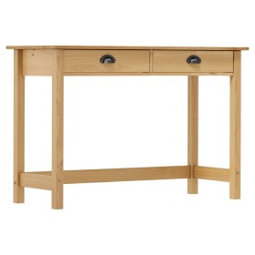 Mesa consola Hill con 2 cajones madera pino 110x45x74 cm en Mesas auxiliares | Comprar online en Foru.es