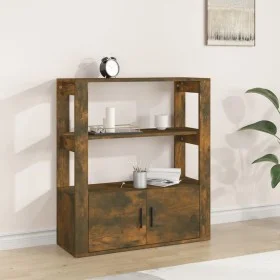 Smoked oak plywood sideboard 80x30x90 cm by vidaXL, Sideboards - Ref: Foro24-819465, Price: 60,54 €, Discount: %