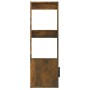 Aparador madera contrachapada color roble ahumado 80x30x90 cm de vidaXL, Aparadores - Ref: Foro24-819465, Precio: 61,29 €, De...