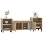 Mueble para TV madera contrachapada roble Sonoma 160x35x55 cm de vidaXL, Muebles TV - Ref: Foro24-821199, Precio: 95,86 €, De...