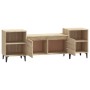 Mueble para TV madera contrachapada roble Sonoma 160x35x55 cm de vidaXL, Muebles TV - Ref: Foro24-821199, Precio: 95,86 €, De...