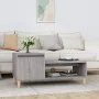 Sonoma gray plywood coffee table 100x50x45 cm by vidaXL, Coffee table - Ref: Foro24-821130, Price: 54,17 €, Discount: %