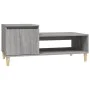 Sonoma gray plywood coffee table 100x50x45 cm by vidaXL, Coffee table - Ref: Foro24-821130, Price: 54,17 €, Discount: %