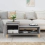 Mesa de centro madera contrachapada gris Sonoma 100x50x45 cm de vidaXL, Mesas de centro - Ref: Foro24-821130, Precio: 54,63 €...