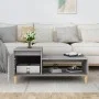 Sonoma gray plywood coffee table 100x50x45 cm by vidaXL, Coffee table - Ref: Foro24-821130, Price: 54,17 €, Discount: %