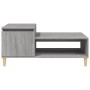 Mesa de centro madera contrachapada gris Sonoma 100x50x45 cm de vidaXL, Mesas de centro - Ref: Foro24-821130, Precio: 54,63 €...