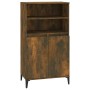 Aparador alto madera contrachapada roble ahumado 60x36x110 cm de vidaXL, Aparadores - Ref: Foro24-821233, Precio: 91,36 €, De...
