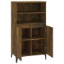 Aparador alto madera contrachapada roble ahumado 60x36x110 cm de vidaXL, Aparadores - Ref: Foro24-821233, Precio: 91,36 €, De...