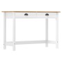 Mesa consola Hill con 2 cajones madera pino 110x45x74 cm en Mesas auxiliares | Comprar online en Foru.es