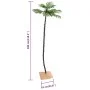 Palmera artificial con 192 LED blanco cálido 300 cm de vidaXL, Arboles de navidad - Ref: Foro24-345140, Precio: 58,56 €, Desc...