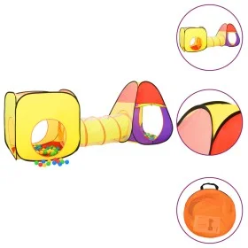 Tienda de juegos para niños multicolor 255x80x100 cm de vidaXL, Tiendas y túneles de juego - Ref: Foro24-93674, Precio: 32,28...