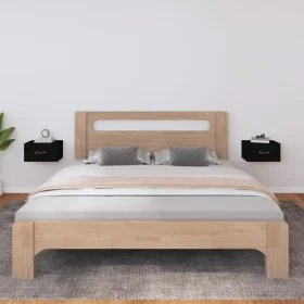 Wand-Nachttische 2 Stück schwarz 40x29,5x22 cm von vidaXL, Schließfächer und Lagerschränke - Ref: Foro24-820995, Preis: 55,07...