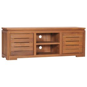 Mueble para TV madera maciza de teca 110x30x40 cm en Muebles TV | Comprar online en Foru.es