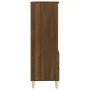 Aparador alto madera contrachapada roble marrón 40x36x110 cm de vidaXL, Aparadores - Ref: Foro24-821243, Precio: 62,57 €, Des...