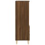 Aparador alto madera contrachapada roble marrón 40x36x110 cm de vidaXL, Aparadores - Ref: Foro24-821243, Precio: 63,28 €, Des...