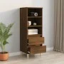 Aparador alto madera contrachapada roble marrón 40x36x110 cm de vidaXL, Aparadores - Ref: Foro24-821243, Precio: 62,57 €, Des...