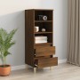 Aparador alto madera contrachapada roble marrón 40x36x110 cm de vidaXL, Aparadores - Ref: Foro24-821243, Precio: 63,28 €, Des...