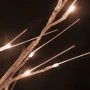 Abedul artificial blanco con 128 LED blanco cálido 220 cm de vidaXL, Arboles de navidad - Ref: Foro24-345145, Precio: 77,08 €...