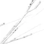 Abedul artificial blanco con 128 LED blanco cálido 220 cm de vidaXL, Arboles de navidad - Ref: Foro24-345145, Precio: 77,08 €...