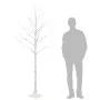 Abedul artificial blanco con 128 LED blanco cálido 220 cm de vidaXL, Arboles de navidad - Ref: Foro24-345145, Precio: 77,08 €...
