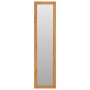 Espejo de pared con estantes madera de teca maciza 30x30x120 cm en Espejos | Comprar online en Foru.es
