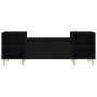 Mueble para TV madera contrachapada negro 160x35x55 cm de vidaXL, Muebles TV - Ref: Foro24-821189, Precio: 89,30 €, Descuento: %