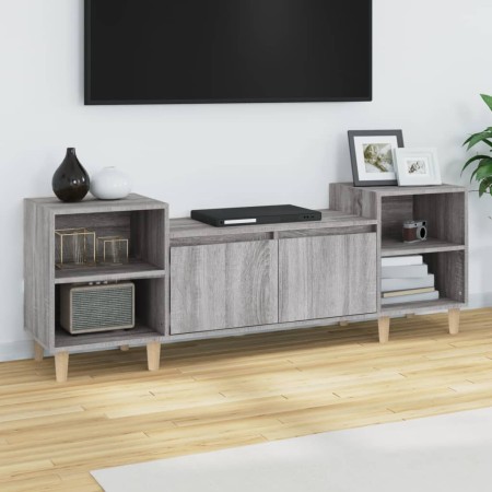 Mueble para TV madera contrachapada gris Sonoma 160x35x55 cm de vidaXL, Muebles TV - Ref: Foro24-821194, Precio: 85,12 €, Des...