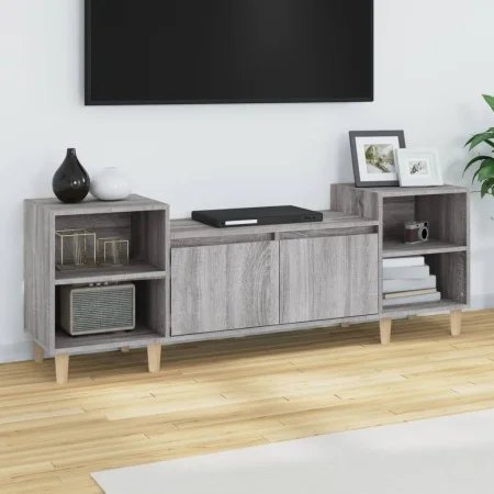 Mueble para TV madera contrachapada gris Sonoma 160x35x55 cm de vidaXL, Muebles TV - Ref: Foro24-821194, Precio: 84,12 €, Des...
