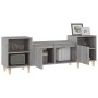 Mueble para TV madera contrachapada gris Sonoma 160x35x55 cm de vidaXL, Muebles TV - Ref: Foro24-821194, Precio: 85,12 €, Des...