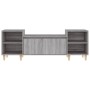 Mueble para TV madera contrachapada gris Sonoma 160x35x55 cm de vidaXL, Muebles TV - Ref: Foro24-821194, Precio: 85,12 €, Des...