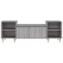 Mueble para TV madera contrachapada gris Sonoma 160x35x55 cm de vidaXL, Muebles TV - Ref: Foro24-821194, Precio: 84,12 €, Des...