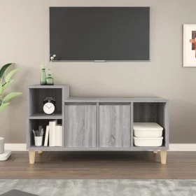 Mueble de TV madera contrachapada gris Sonoma 100x35x55 cm de vidaXL, Muebles TV - Ref: Foro24-821178, Precio: 62,34 €, Descu...