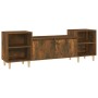 Mueble para TV madera contrachapada roble ahumado 160x35x55 cm de vidaXL, Muebles TV - Ref: Foro24-821193, Precio: 72,61 €, D...