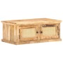 Mesa de centro madera maciza de mango caña natural 90x50x35 cm en Mesas de centro | Comprar online en Foru.es