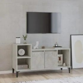 Mueble para TV madera contrachapada gris hormigón 100x35x55 cm de vidaXL, Muebles TV - Ref: Foro24-821184, Precio: 58,77 €, D...