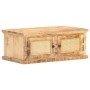 Mesa de centro madera maciza de mango caña natural 90x50x35 cm en Mesas de centro | Comprar online en Foru.es