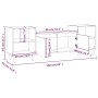 Mueble para TV madera contrachapada marrón roble 160x35x55 cm de vidaXL, Muebles TV - Ref: Foro24-821195, Precio: 91,50 €, De...