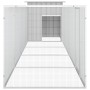 Gallinero de acero galvanizado gris 500x91x100 cm de vidaXL, Jaulas y habitáculos para animales pequeños - Ref: Foro24-310646...