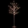 Abedul artificial blanco con 72 LEDs blanco cálido 150 cm de vidaXL, Arboles de navidad - Ref: Foro24-345143, Precio: 43,20 €...