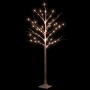 Abedul artificial blanco con 72 LEDs blanco cálido 150 cm de vidaXL, Arboles de navidad - Ref: Foro24-345143, Precio: 43,96 €...